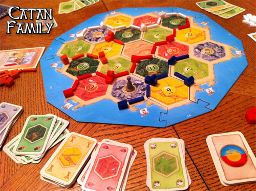 Settlers of Catan is one of the best family board games