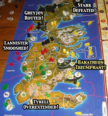 Review Of A Game Of Thrones The Board Game Rpgnet Rpg Game Index